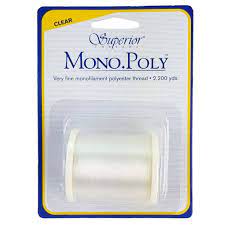 Thread Superior Mono Poly 004 -2200 Yards Clear