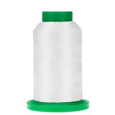 0017 Paper White Isacord Embroidery Thread – 1000 Meter Spool
